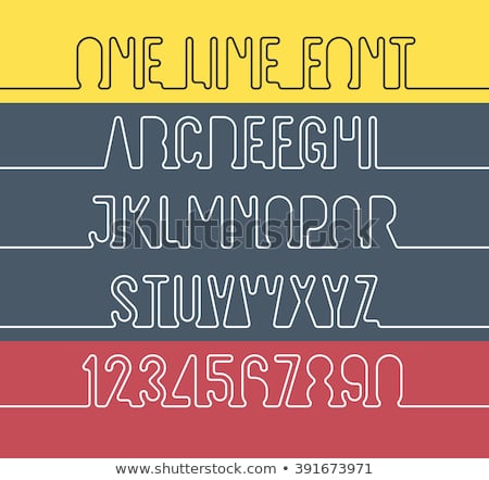 One Line Font